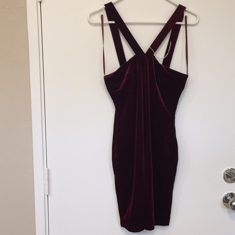 NASTY GAL Red velvet size M